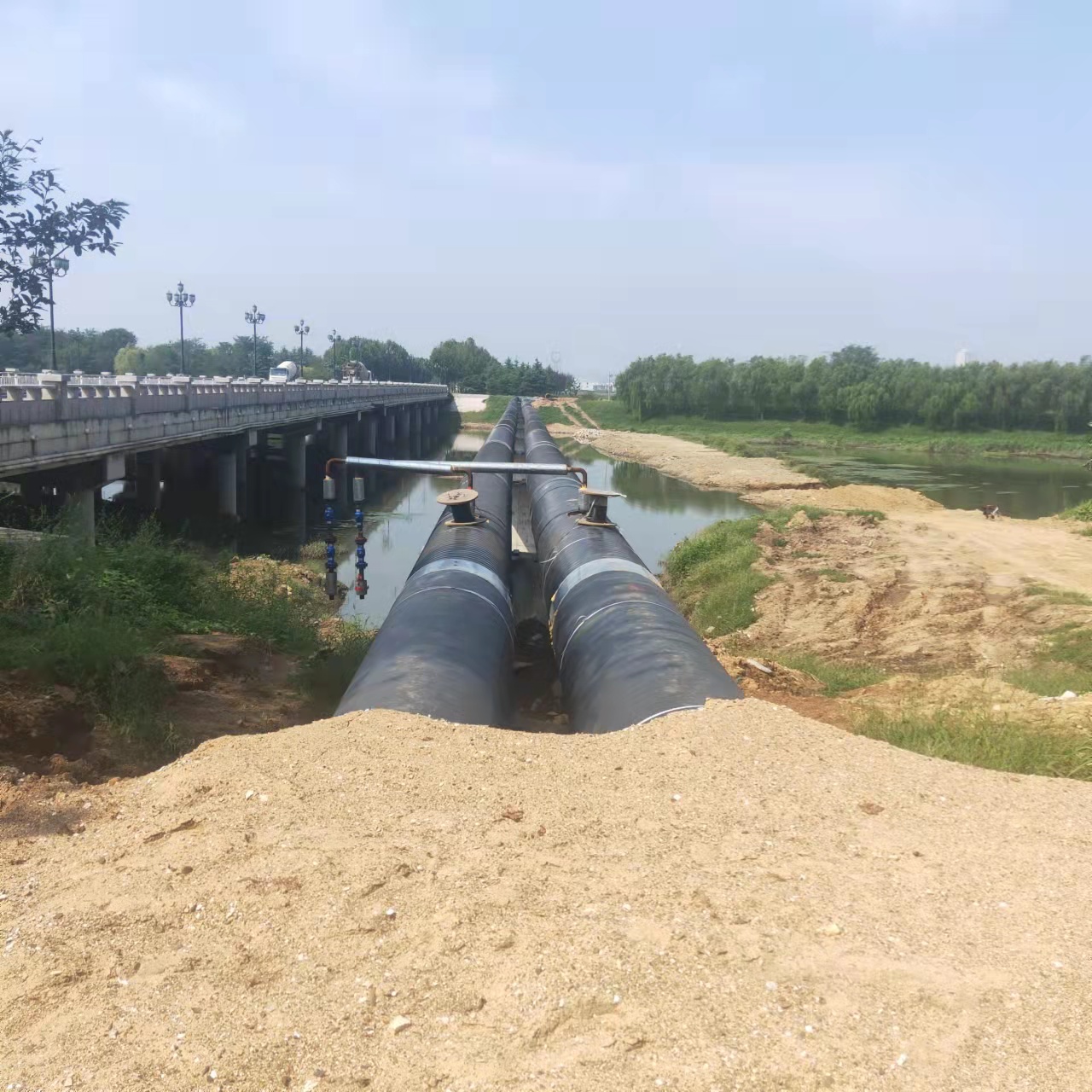 吴忠西气东输管道施工输油管道清洗